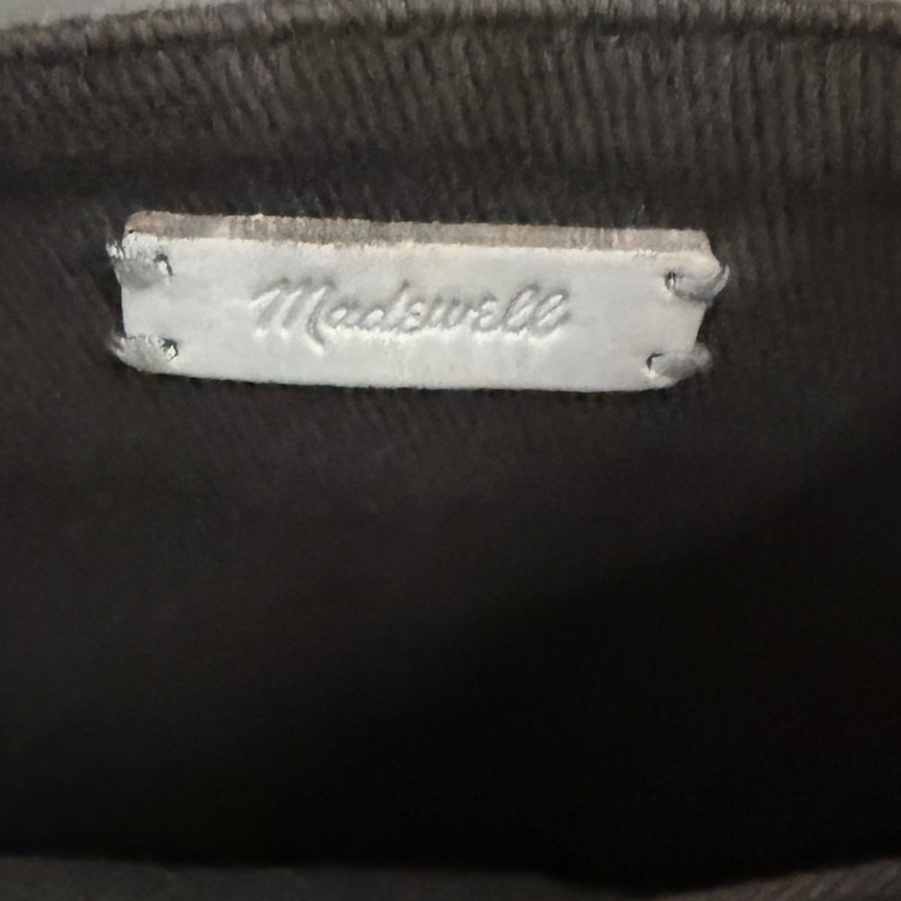 Madewell Zip-Top Medium Transport Tote in Grey/Blue - Picture 6 of 15